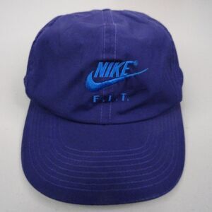 Vintage Nike F.I.T. Hat Purple Snapback Baseball Cap Taiwan ROC Rare 90s Mens